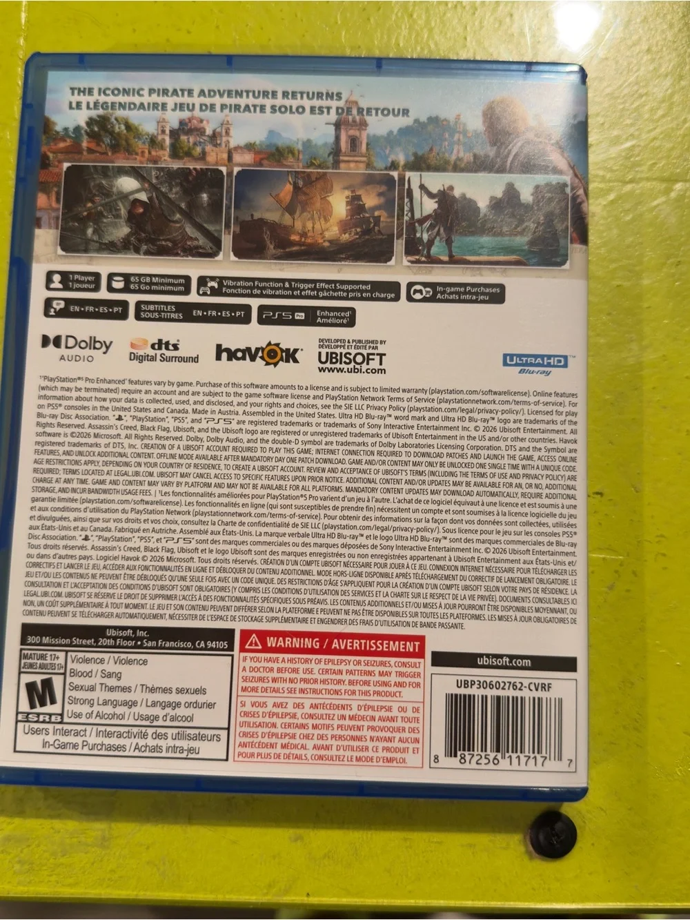 Assassins Creed 4 Black Flag. Resynced PS5. 2026.